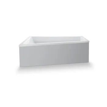 Asimetrinė vonia Duravit, 150x80cm, akrilas, balta 700504000000000